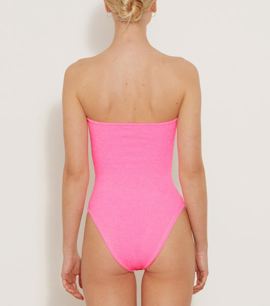 BROOKE BUBBLEGUM CRINKLE PINK SWIM