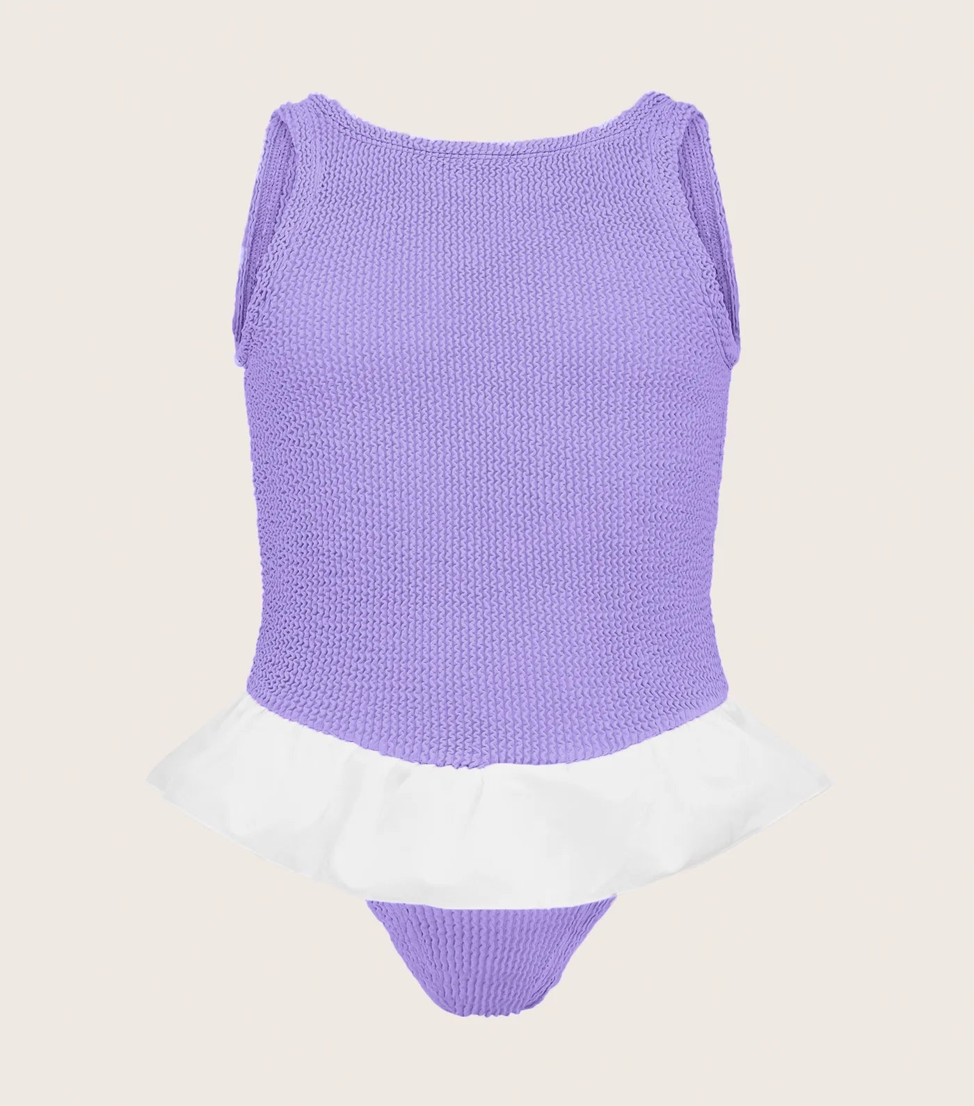 KIDS DENISE CRINKLE LILAC SWIM