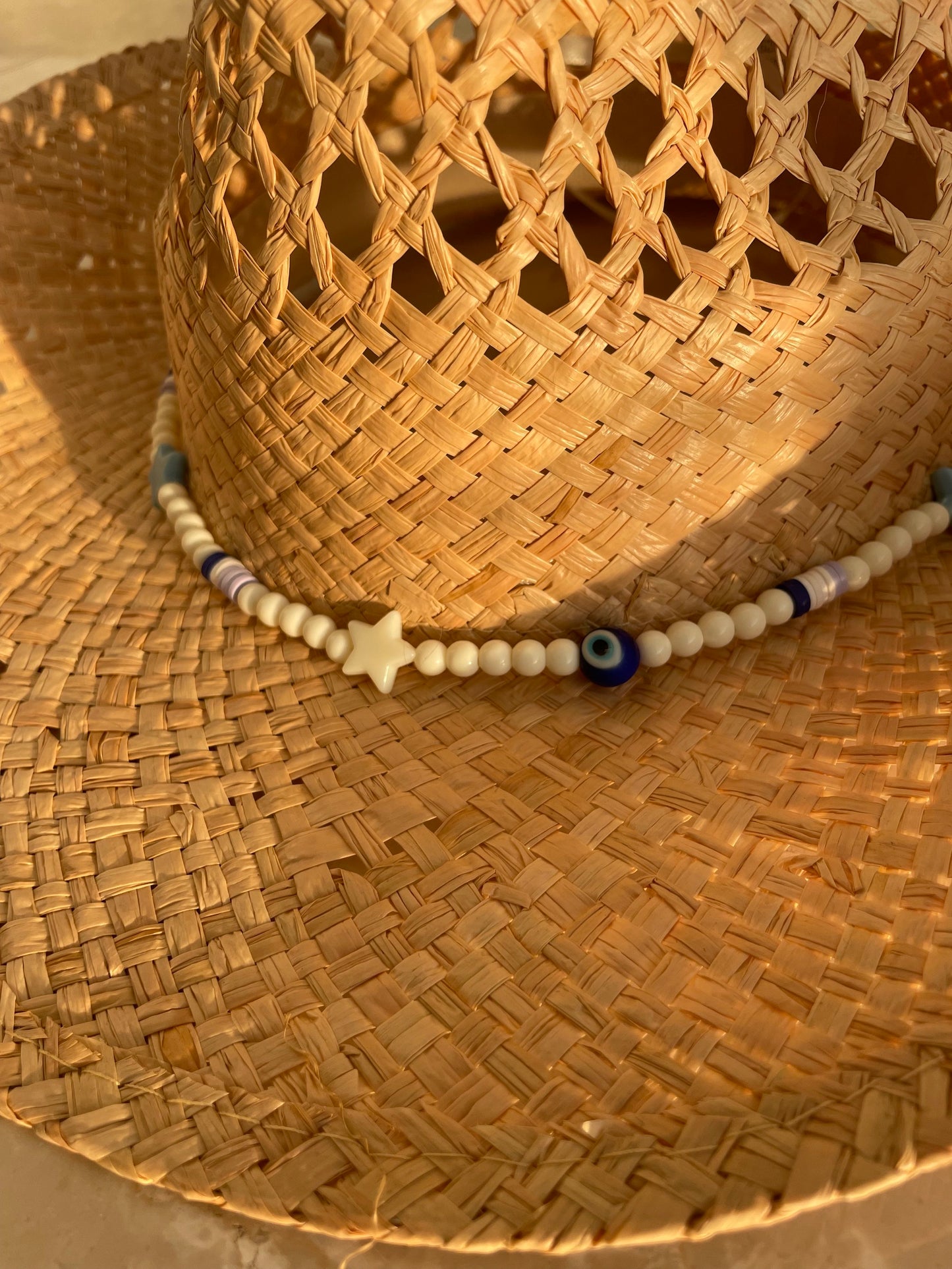 COWBOY HAT - LUCKY EVIL EYE BEAD BAND