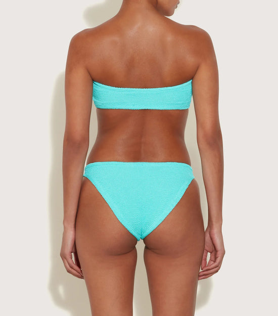 JEAN CRINKLE AQUA BIKINI