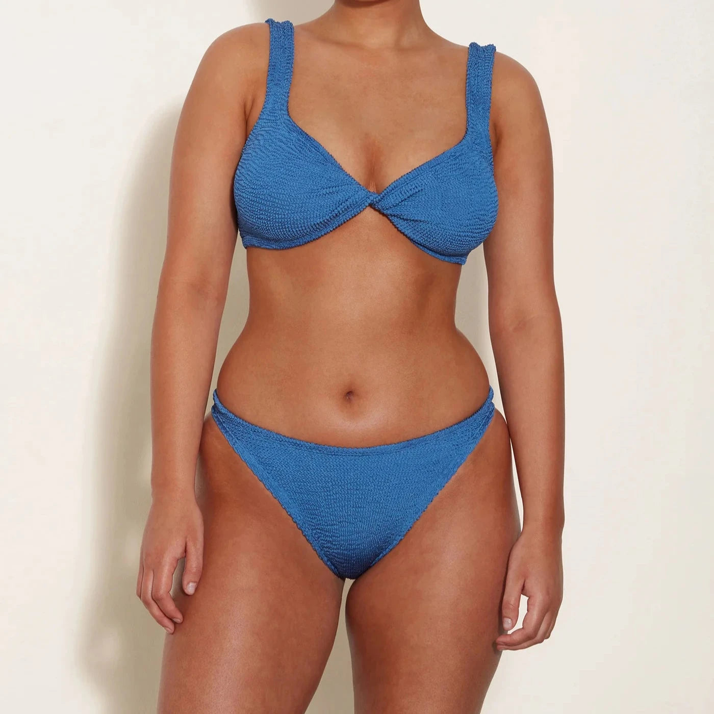 JUNO METALLIC DEMINI CRINKLE BIKINI