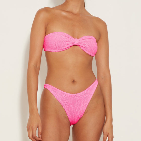 JEAN CRINKLE BUBBLEGUM BIKINI