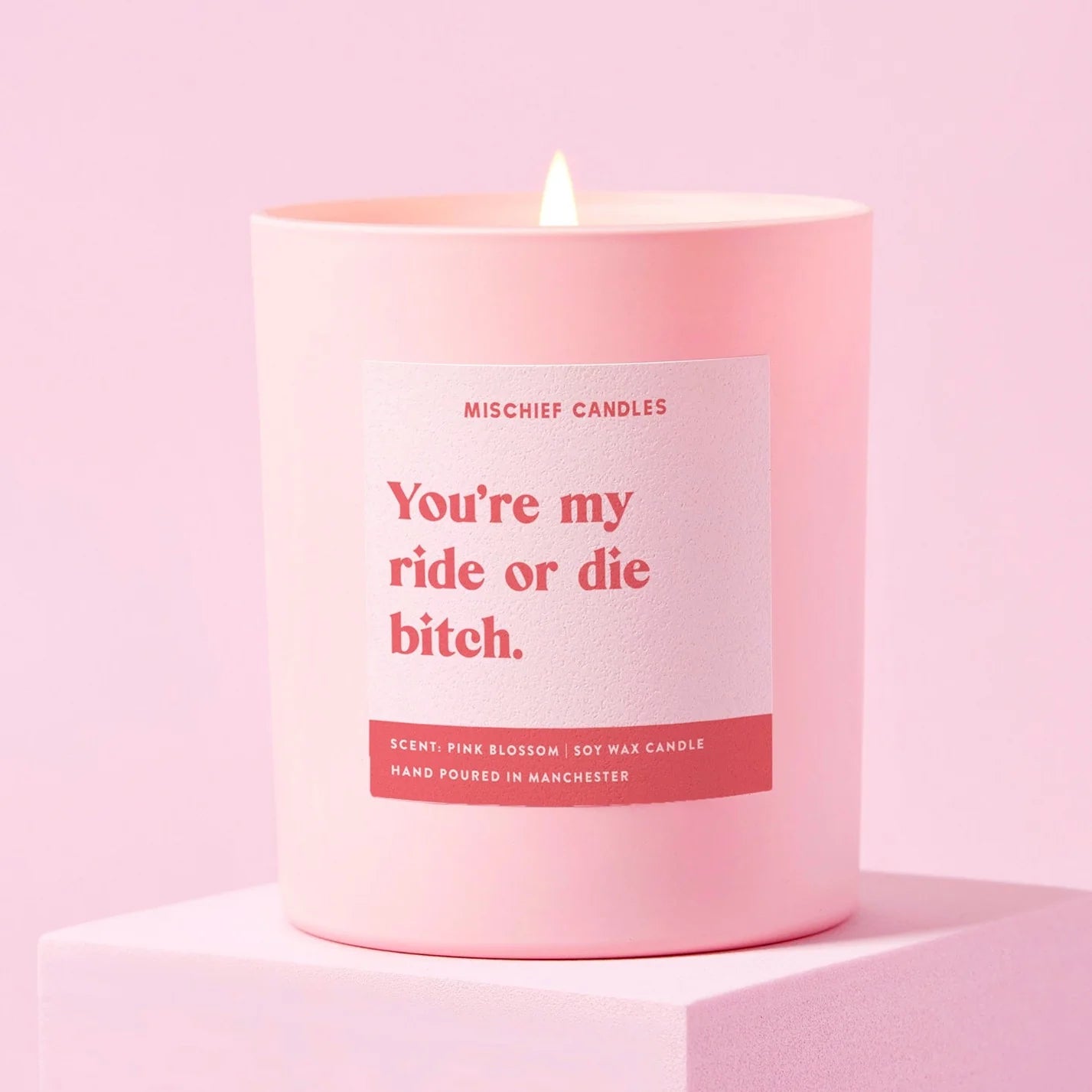 RIDE OR DIE FRIENDSHIP CANDLE