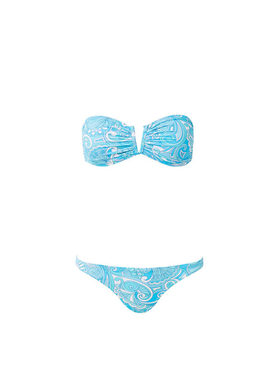 ALBA MIRAGE BLUE BIKINI TOP