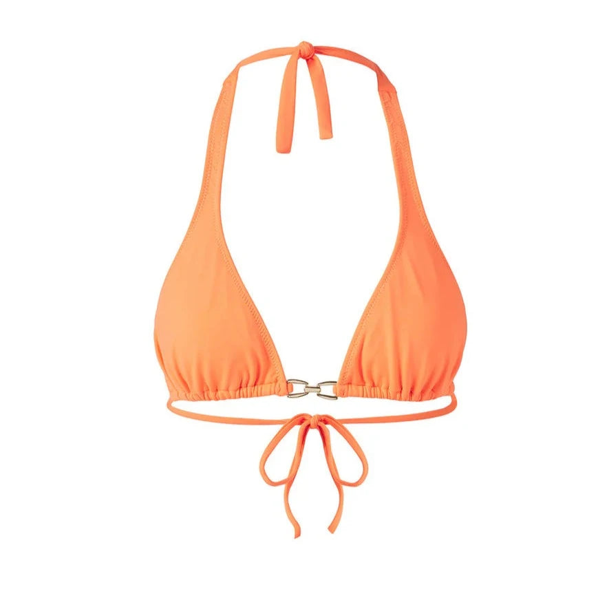 ANTIBES ORANGE BIKINI TOP