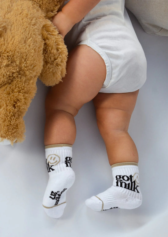 SOXYGEN 217 BABY GOT MILK SMILE SOCKS