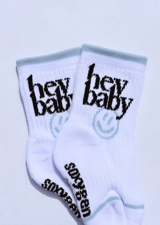 SOXYGEN HEY BABY SMILE BLUE SOCKS