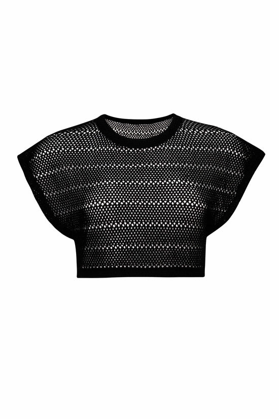 BLACK RENEE CROP TOP