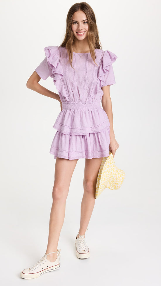 LoveShackFancy Natasha Wisteria Dress