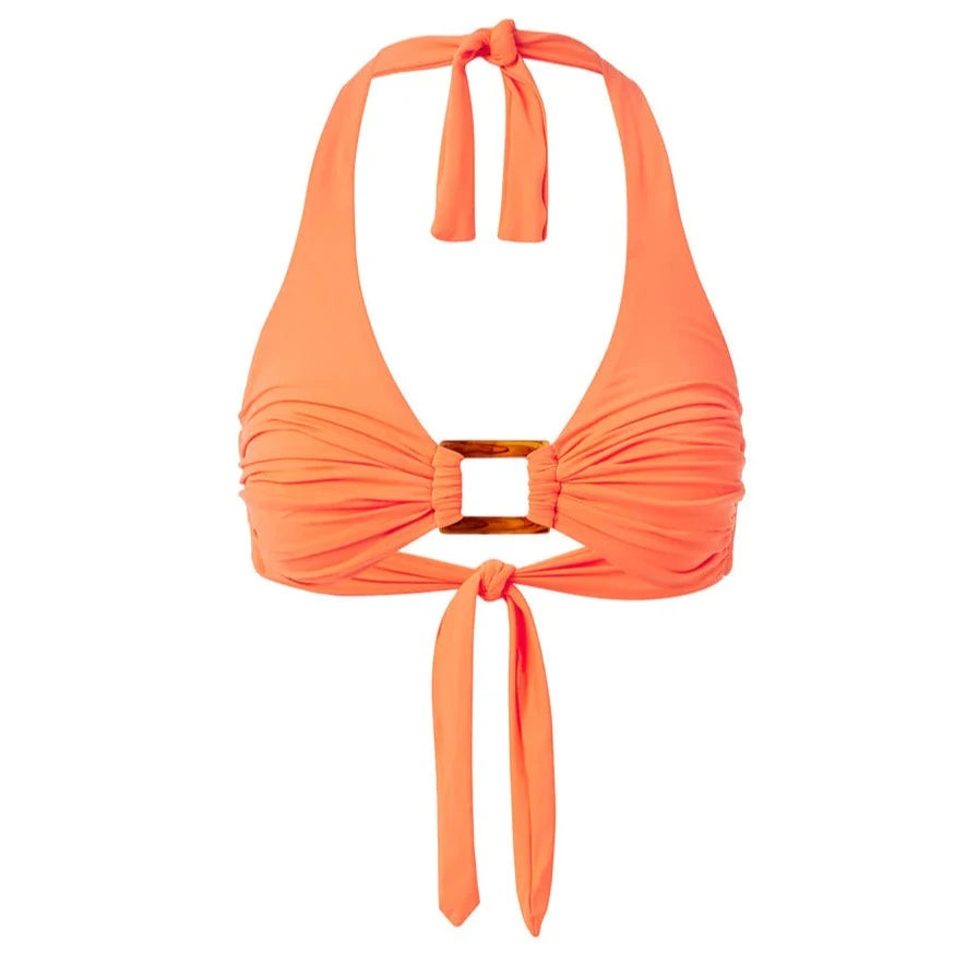 PARIS ORANGE BIKINI TOP