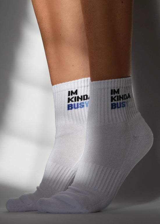 SOXYGEN "IM KINDA BUSY" MINI SOCKS.