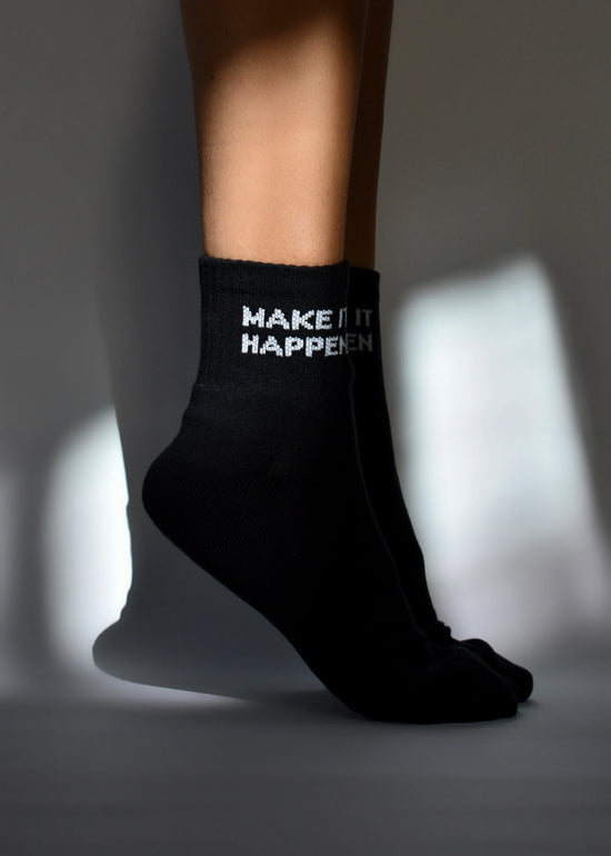 SOXYGEN "MAKE IT HAPPEN" MINI SOCKS - Comes in three colours