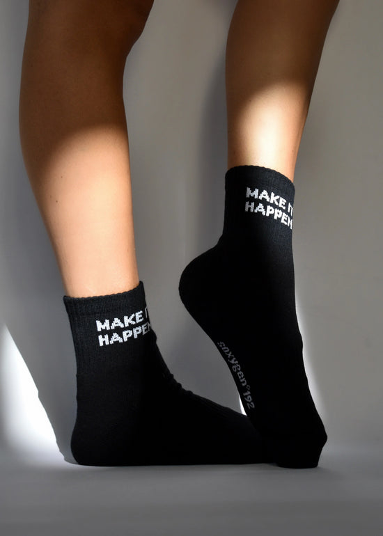 SOXYGEN "MAKE IT HAPPEN" MINI SOCKS - Comes in three colours